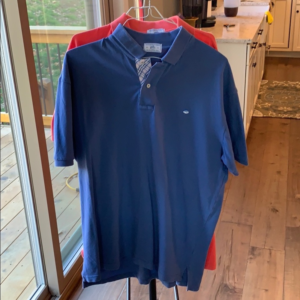 Southern Tide lot of 2 XL skip Jack polo